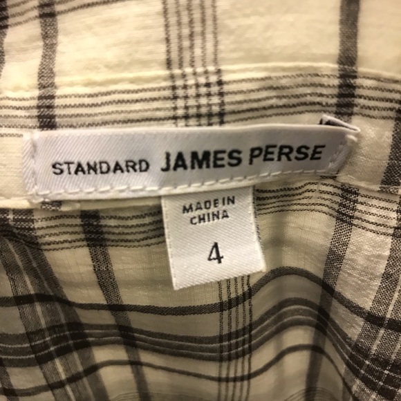 James Perse Button Down Blouse - Picture 2 of 2
